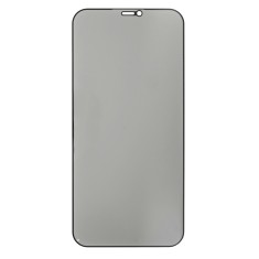 Folie de sticla securizata DEPOX&reg; pentru protectie compatibila iPhone 12 Pro Max, 3D, Anti-spy, neagra, acoperire full-cover