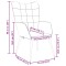 Scaun de relaxare, crem, material textil - 9