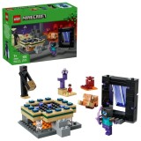 LEGO Minecraft Calatorie prin portalurile Nether si End, 192 piese