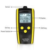 Detector de alcool , etilotest , tester alcool, digital , ecran LCD
