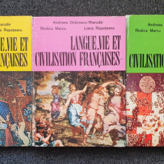 LANGUE, VIE ET CIVILISATION FRANCAIS - Dobrescu-Warodin (3 volume)