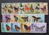 THAILANDA,MALAEZIA- MNH -fauna,fluturii-3 serii