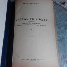 MANUAL DE VIOARA. METODA GEANTA - MANOLIU VOL.I