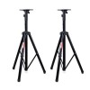 Set 2 Stative Boxe Profesionale Metalice 100kg, Inaltime Reglabila 100-190cm, Diametru 35mm + Flanse Incluse