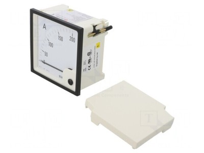 Ampermetru panou AC 0-200A True RMS Clasa 1.5 50-60Hz foto