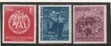 ROMANIA 1951 LP 284 FESTIVALUL MONDIAL AL TINERETULUI BERLIN SERIE MNH