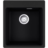 Pachet chiuveta bucatarie Franke MRG 610-39, 440x500 mm, + Baterie Novara Plus, Negru