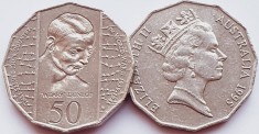 2399 Australia 50 cents 1995 Elizabeth II (Edward &quot;Weary&quot; Dunlop) km 294
