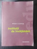 Institutii de invatamant- William K. Cummings