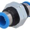 Racord Push-in Filetat Alamă Nichelată 0,95-6bar