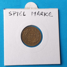 Moneda veche JETON - LOUIS NAPOLEON - SPIEL MARKE - varianta 1.8 cm