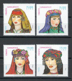 Turcia 1998 3161/64 MNH - Coifa traditională a femeilor turcesti (II), Nestampilat