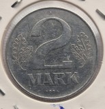 Germania Deocrata 2 Mark 1972 moneda din aluminiu km # 48