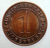 C.068 GERMANIA WEIMAR 1 REICHSPFENNIG 1930 E RARA