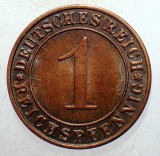 C.068 GERMANIA WEIMAR 1 REICHSPFENNIG 1930 E RARA, Europa, Bronz