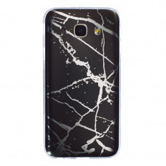 Husa Fashion Samsung Galaxy J5 2016 Marble Negru foto