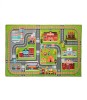 Covor Joaca Copii Little Town Multicolor 150x100cm Poliester, Antialunecare, Design Oras