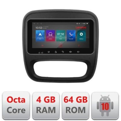 Navigatie Renault Trafic 2014-2017 I-rt09 4+64 ecran 10.33&quot; Android Waze USB Navigatie Internet Youtube Radio CarStore Technology