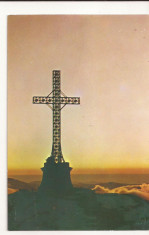 RF1 -Carte Postala- Muntii Bucegi, Crucea de pe Caraiman, necirculata foto