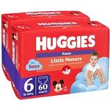 Scutece chilotel Huggies Pants Jumbo, Nr 6, Boy, 15-30 kg, 60 buc