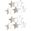 Set 100 Oglinzi Acrilice Autoadezive, Model STELE, 4x4 cm, Silver - Ideale pentru decorarea peretilor, MyStyle&reg;
