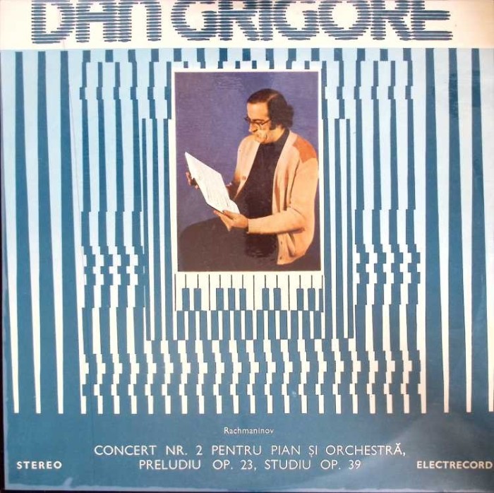 Disc vinil, LP. Concert Nr. 2 Pentru Pian Si Orchestra, Preludiu Op. 23, Studiu Op. 39-DAN GRIGORE-264808