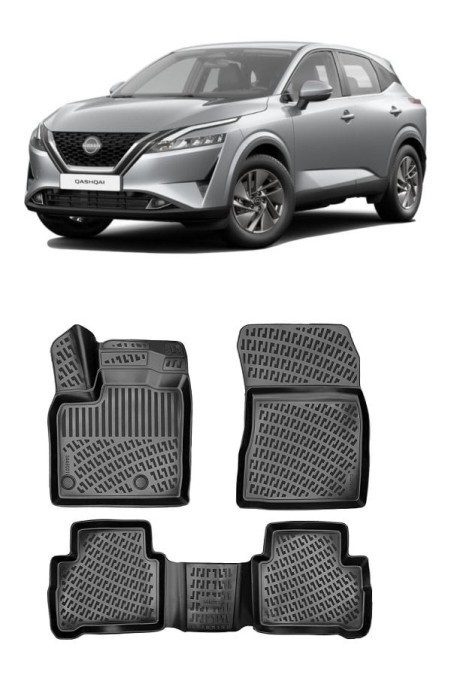 Set Covorase Auto Cauciuc Dedicate Nissan Qashqai III (J12) 2021-2023