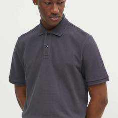 G-Star Raw polo de bumbac culoarea gri, neted, D22783-D287