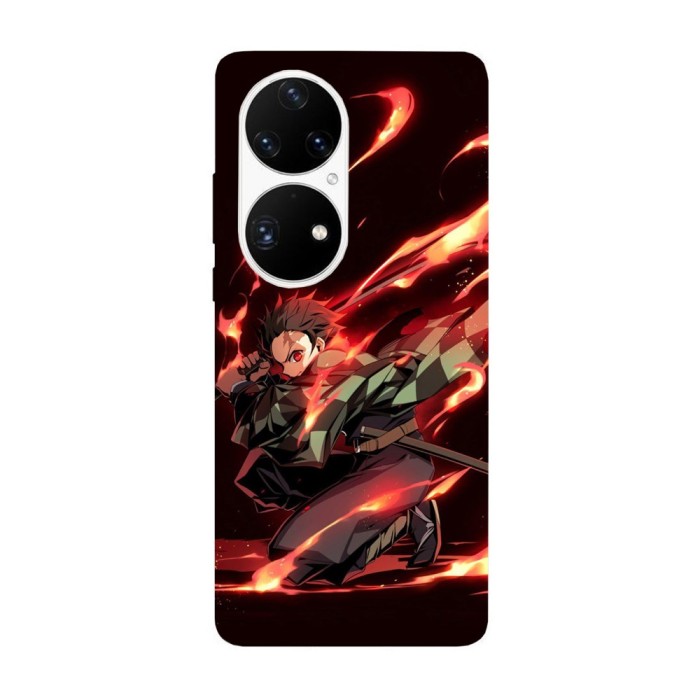 Husa compatibila cu Huawei Nova 9 model Demon Slayer Tanjiro, Silicon, TPU, Viceversa