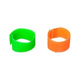 Set 10 Brățări Marcaj pentru Oi și Capre, Verde + Portocaliu, Velcro, Identificare Animale