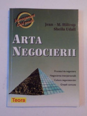 ARTA NEGOCIERII de JEAN M. HILTROP , SHEILA UDALL , 1998 foto