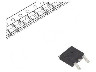 P-MOSFET Tranzistor -30V -94A 45W TO252 DPAK foto