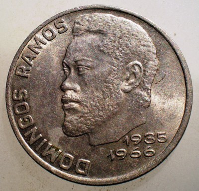 1.787 CAPUL VERDE CABO CAPE DOMINGOS RAMOS 20 ESCUDOS 1977 foto