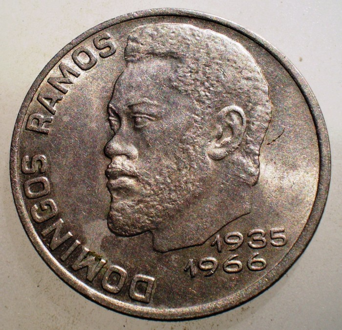 1.787 CAPUL VERDE CABO CAPE DOMINGOS RAMOS 20 ESCUDOS 1977