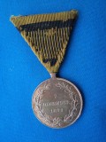 MEDALIA 25 ANI DE DOMNIE FRANZ JOSZEF I 2 DECEMBRIE 1873 / 2-AURITA, Europa