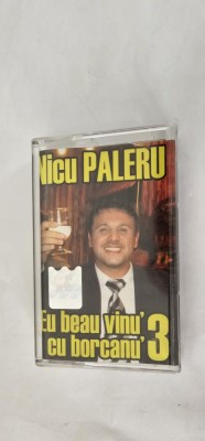 CASETA AUDIO NICU PALERU - AU BEAU VINU CU BORCANU foto