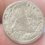 Austria 3 kreuzer 1705 IA / Graz argint Leopold l