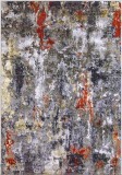Cumpara ieftin Covor Modern, Kolibri 11582-BG92, Marime 80 x 150 cm , Gri, Maro, Rosu, Inaltime Fir 9 mm, Antialergic, Polipropilena, Living, Dormitor, Hol