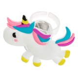 Set Inele Copii, Modele Animalute, Lumini Colorate, Multicolor, 4 Bucăți, Plastic, Oem