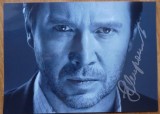Autograf al actorului de teatru si film, Evgheni Mironov pe fotografie