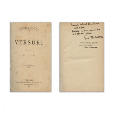 Carmen Sylva, Versuri, 1897 foto