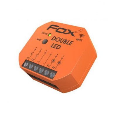 Controler LED FOX WI-LED2S2-P &amp;icirc;n Cutie de Metal 9-30VDC 1.5W IP20 foto