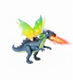 Dinozaur interactiv cu lumini, sunete si efect flacari Dino Valley