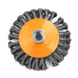 Perie de sarma conica cu noduri ROTOR 125mm M14 Innovative ReliableTools