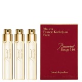Set Trio, Maison Francis Kurkdjian, Baccarat Rouge 540, Apă de parfum, Unisex, Reumplere, 3 buc, 33 ml *Miniatură