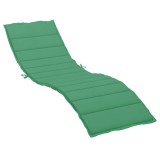 Cumpara ieftin Perna de sezlong, verde, 200x50x3 cm, textil oxford