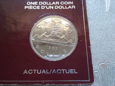 1985-Canada-1 dolar foto
