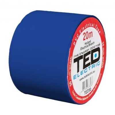 Banda izol TED 20m 50x0.12mm neagra foto