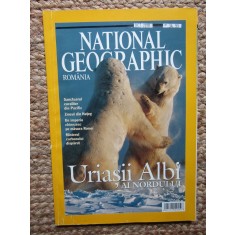 NATIONAL GEOGRAPHIC ROMANIA OCTOMBRIE 2018 - URIASII ALBI AI NORDULUI
