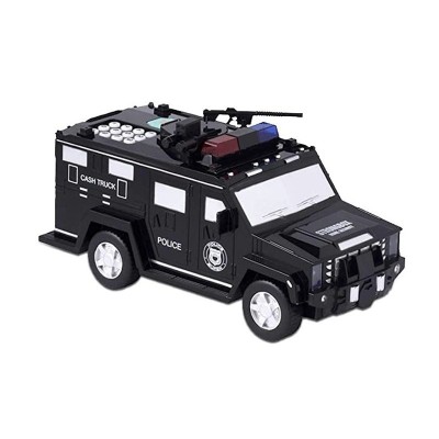 Masinuta tip pusculita electronica cu cifru si amprenta,Cash Truck foto